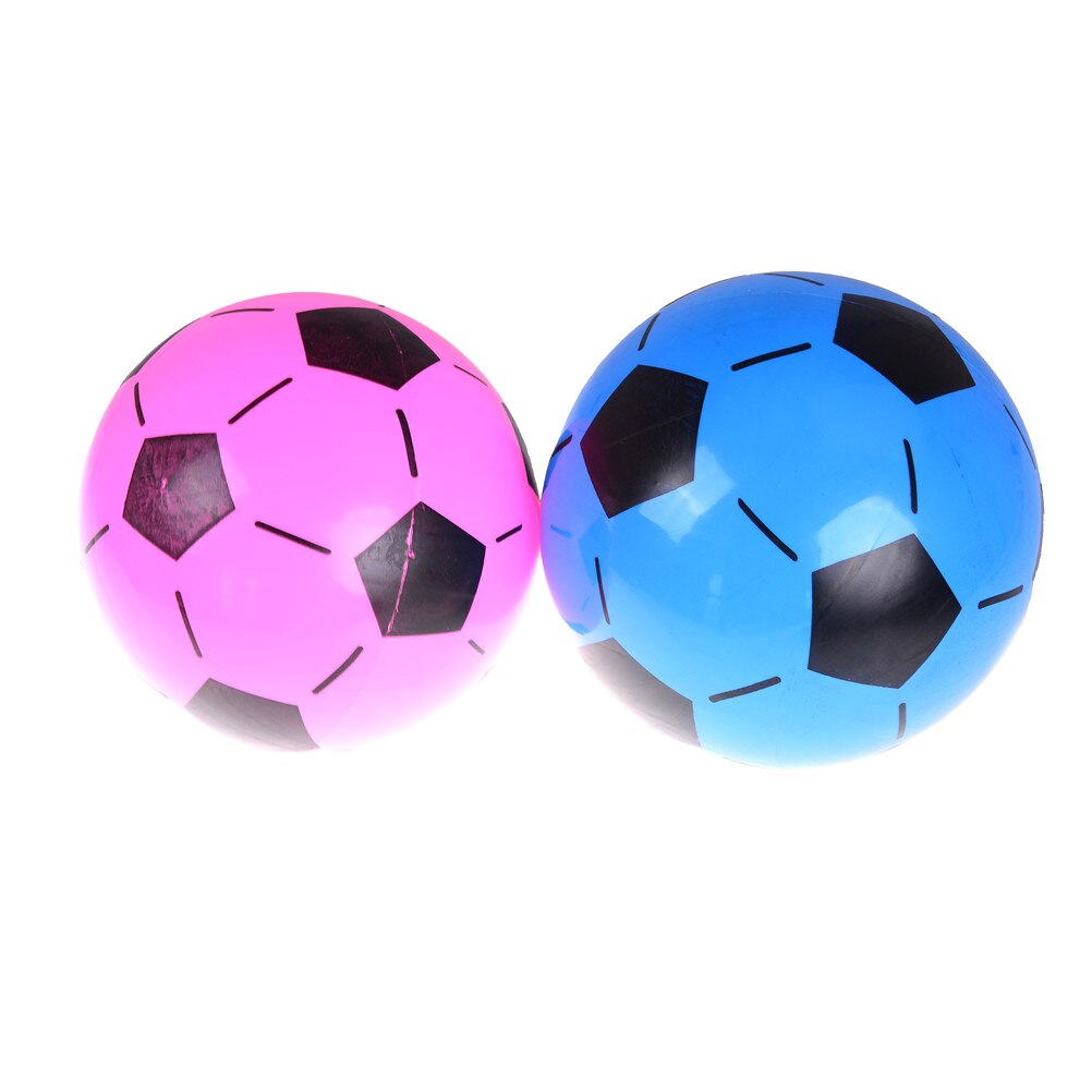20cm oppblåsbare badeballer elastiske gummiballer utendørs søle strandsport oppblåsbare fotballleker