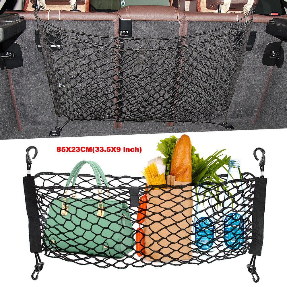 Organizador de almacenamiento de maletero para coche, red de almacenamiento de maletero para Ford EDGE Explorer Expedition EVOS START C-MAX S-MAX Galaxy