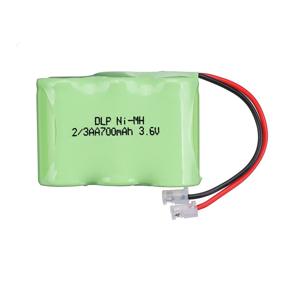 2 stk 2.4v 3.6v oppladbar 2/3 aaa 2/3aa batteripakke 700 mah 2/3 aaa ni-mh nimh celle til rc leker trådløs telefon