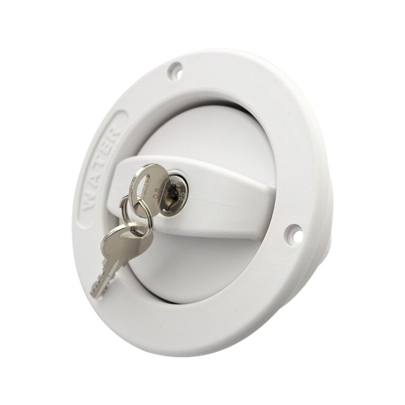 Caravan Accessories RV Modified Gravity Water Inlet with Lock Key Water Tank Inlet Hatch Camper Trailer RV Lock Door: Default Title