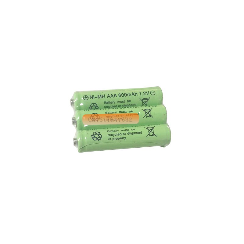12 Batteria ricaricabile Ni-Mh ministilo 1,2V 600mAh terminali lamelle
