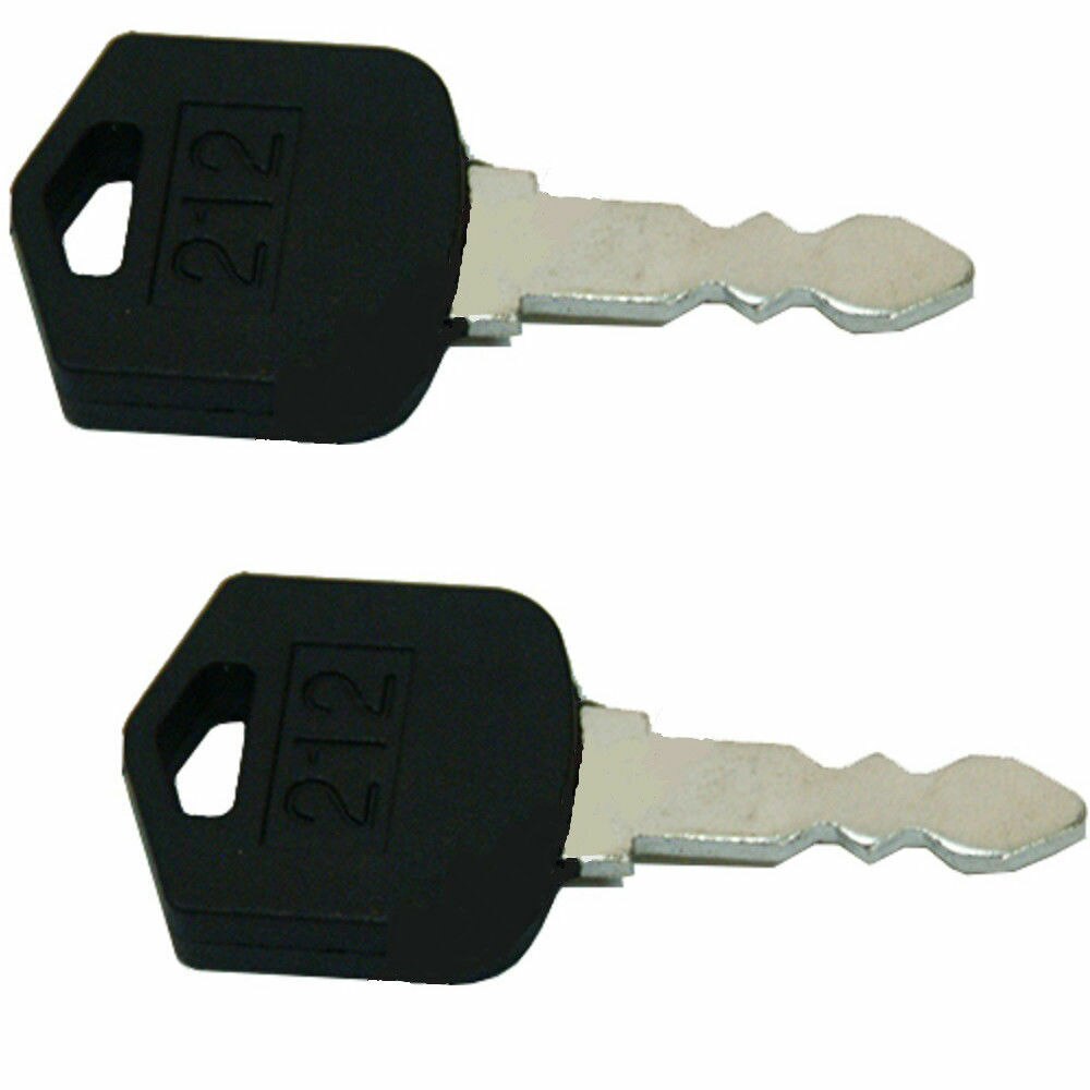 2 nøgler passer til doosan daewoo gaffeltruck minilæsser 212 d554212