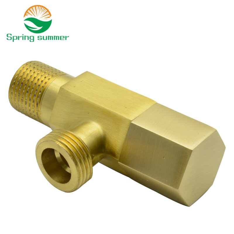 SPRING SUMMER antique brass Triangle valve bathroom accessory 1/2*1/2 angle valves Stop Shut Off Water Triangle