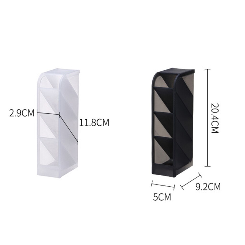 Multi-function 4 Grid Desktop Pen Holder Office School Storage Case made by eco-friendly wheat straw Desk Pen Pencil Organizer