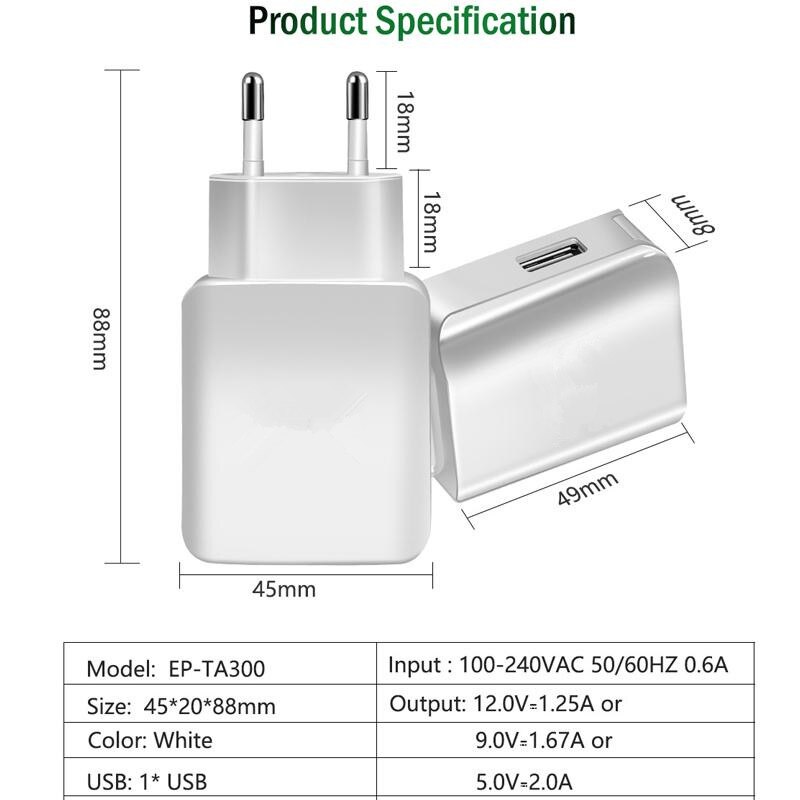 Cargador rápido adaptable + Cable de carga USB tipo C para Samsung galaxy, A50, A70, S20, S21, Ultra, samsung a51, a71, A40, S9, S8