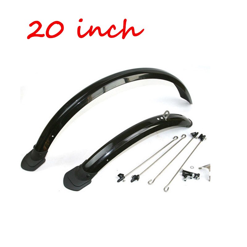 Guardabarros delantero y trasero para bicicleta BMX MTB, juego de guardabarros ligero, accesorios para bicicleta, 700C, 20, 26, 27,5, 29 pulgadas: 20 inch