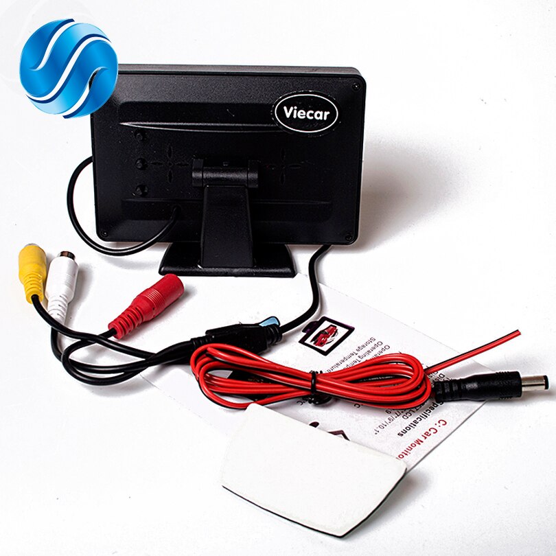 Kleuren tft lcd-monitor display 4.3- inch auto parkeer achteruitkijk video pal/ntsc