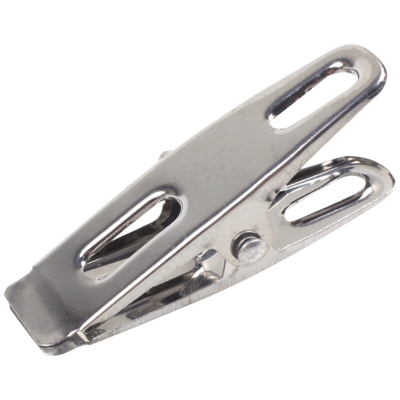 40 Pieces Of Stainless Steel Clothespin Metal Clip Socks Clip Clothespin Needle Clip Sealing Clip: Default Title