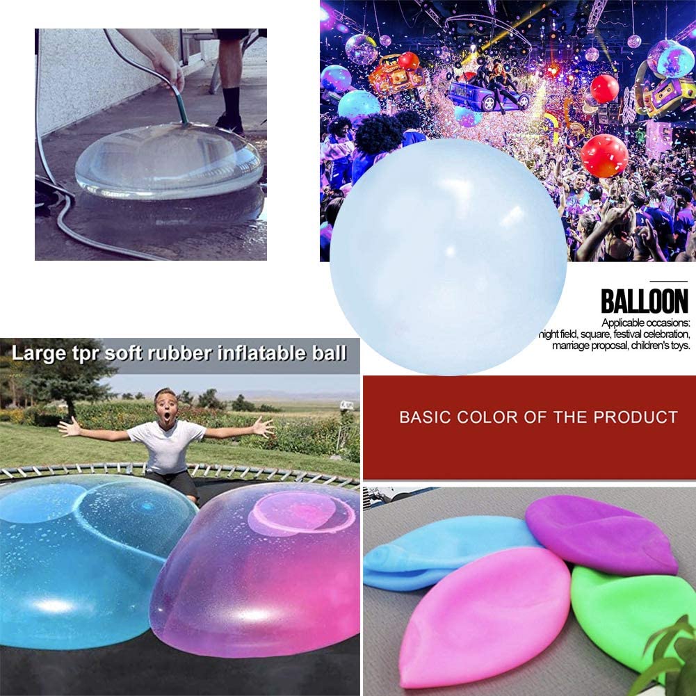 70 CM Blase Ball für Wasser Blase Ballon Aufblasbare Spielzeug Weiche Gummi Ball Oversize Strand Garten Party Im Freien