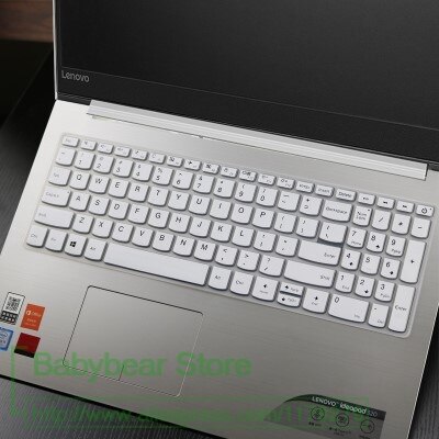 Laptop Toetsenbord Cover Film Skin Voor Lenovo Ideapad L340-15IWL L340-15irh L340-15api L340-15 L340 15IWL 15IRH 15API 15.6": white
