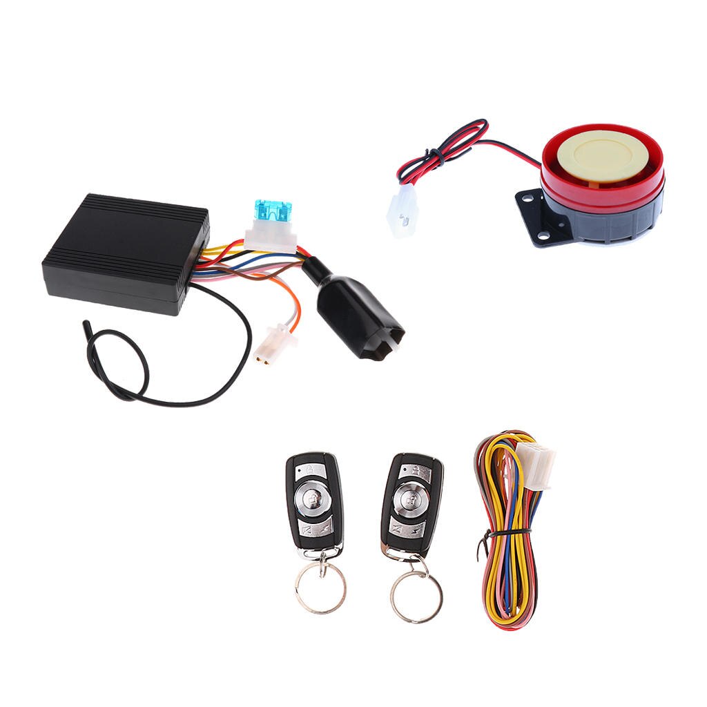 Motorcycles Scooter ATV Anti-theft Alarm System Remote Control Engine Start