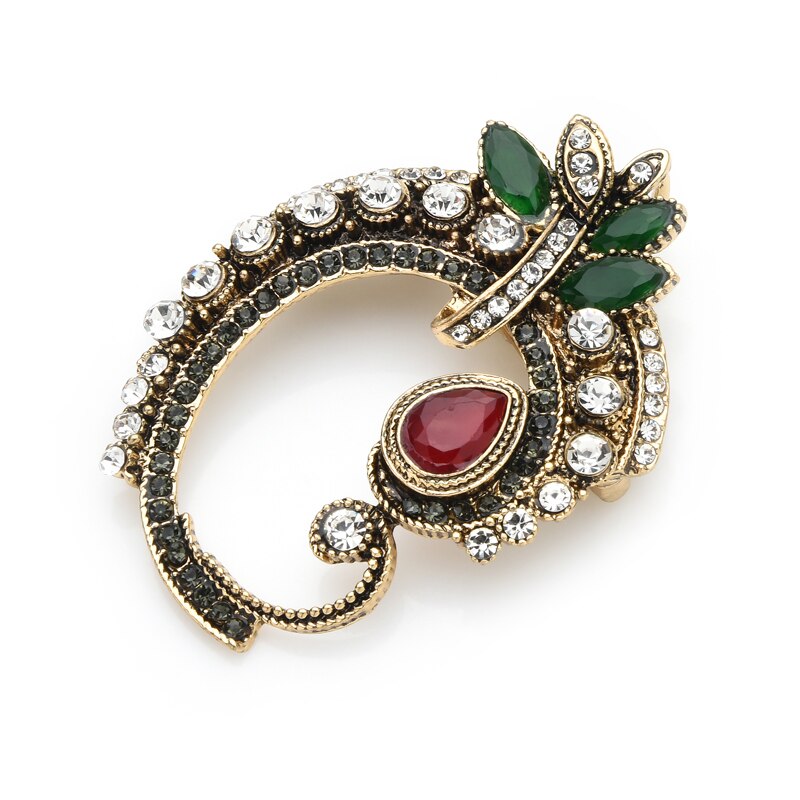 Wuli & Baby Klassieke Stijl Strass Bloem Broches Voor Vrouwen Party Office Casual Broche Pins