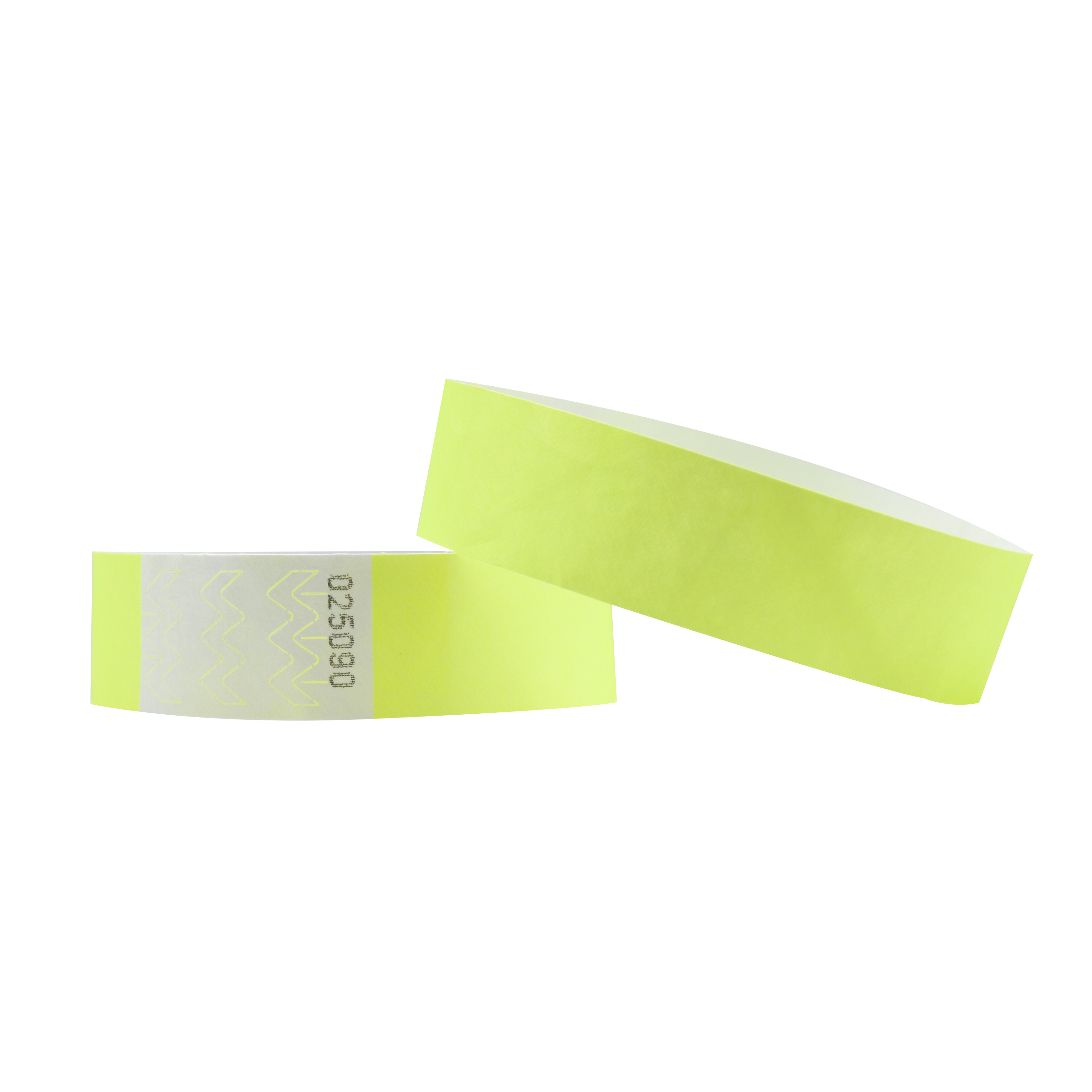 3/4 inch Tyvek digitale serienummer armband, feestspeeltuin en andere activiteiten dragen 1000 prachtige gekleurde polsbandjes: Licht Geel Kleur