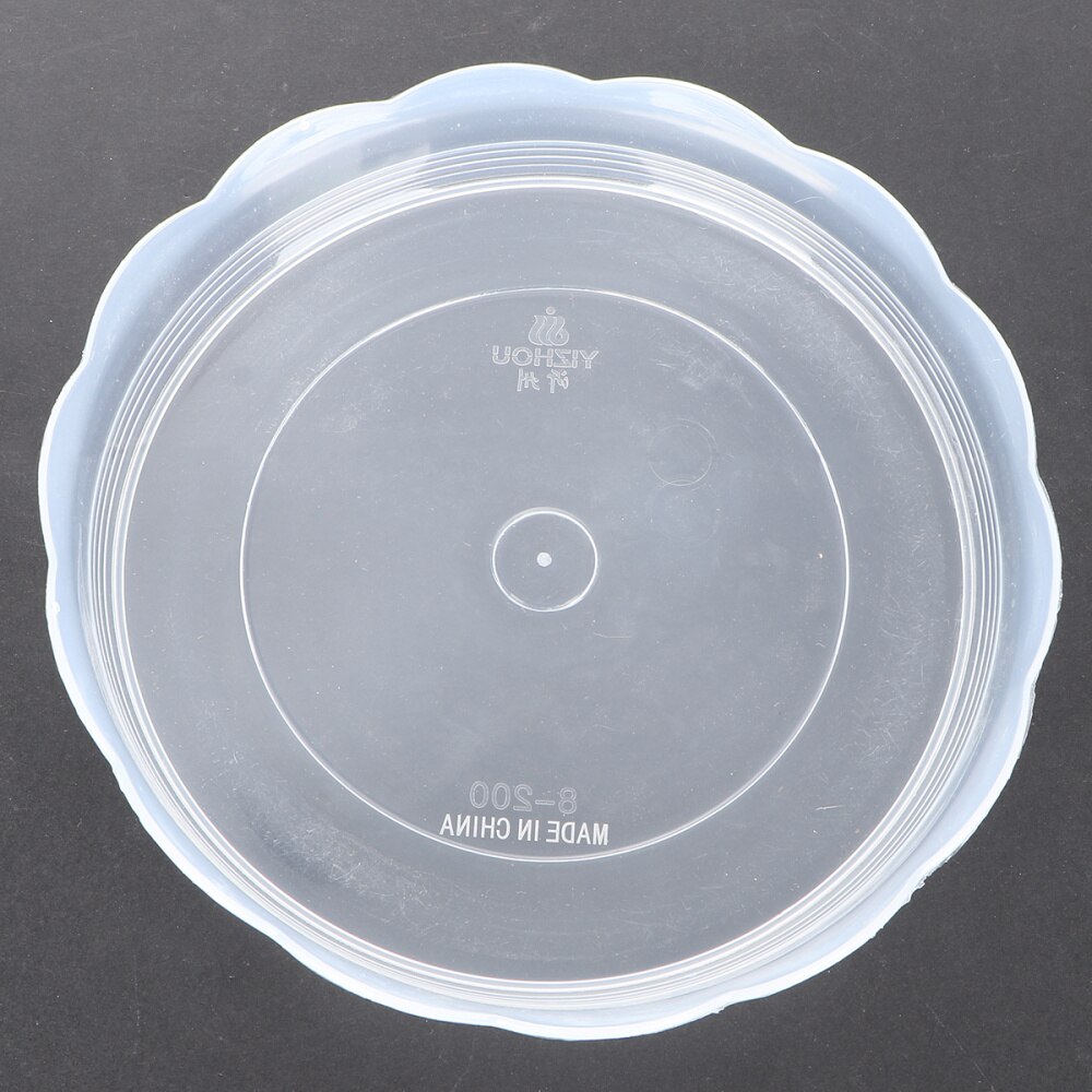 20 stuks ronde plastic bloempot bak bodem ondersteuning plantenbak schotel bloempot lekbak voor tuin balkon 14cm( transparant)