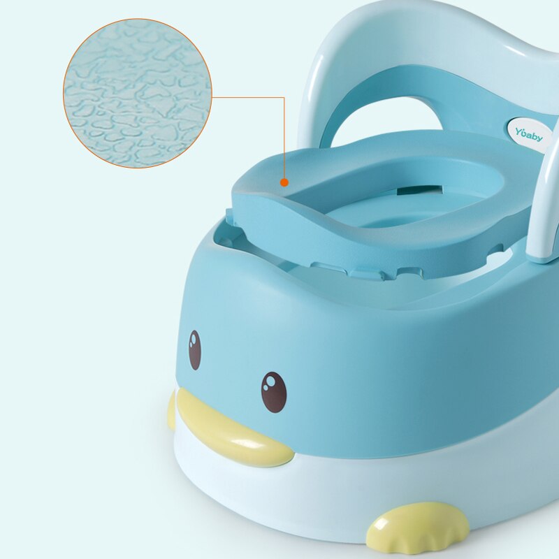 Baby Potty Toilet For Children Portable Pot Baby Potty Training Toilet Seat Comfortable Backrest Cartoon Cute Potty
