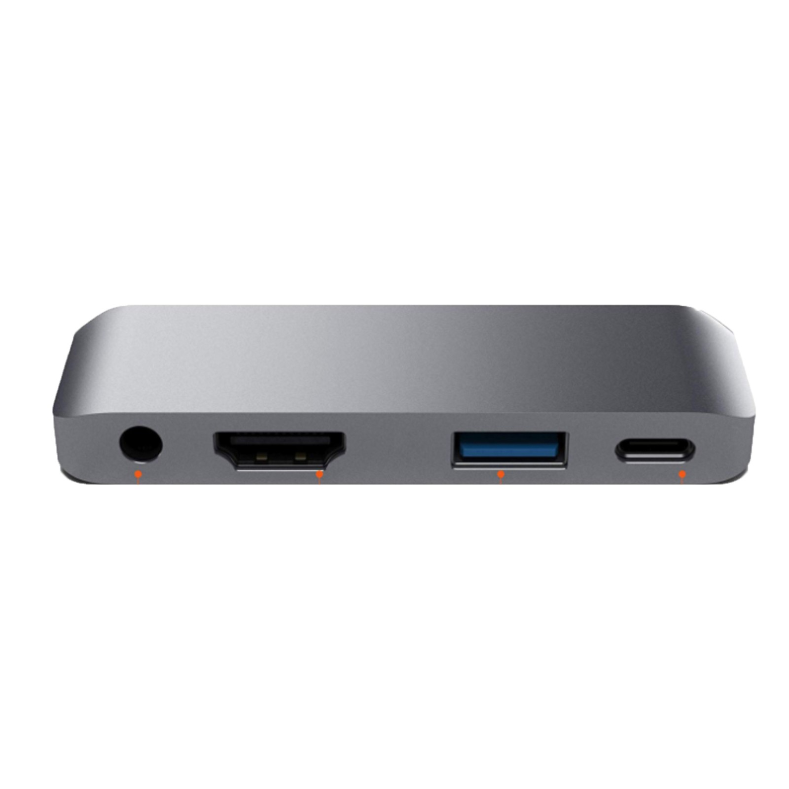 Rayrow-Adaptador Usb tipo c Mobile Pro Hub para Ipad Pro , , Ipad Air 4, 6 en 1, Conector de auriculares de 3,5mm, carga compatible con Hdmi: Silver