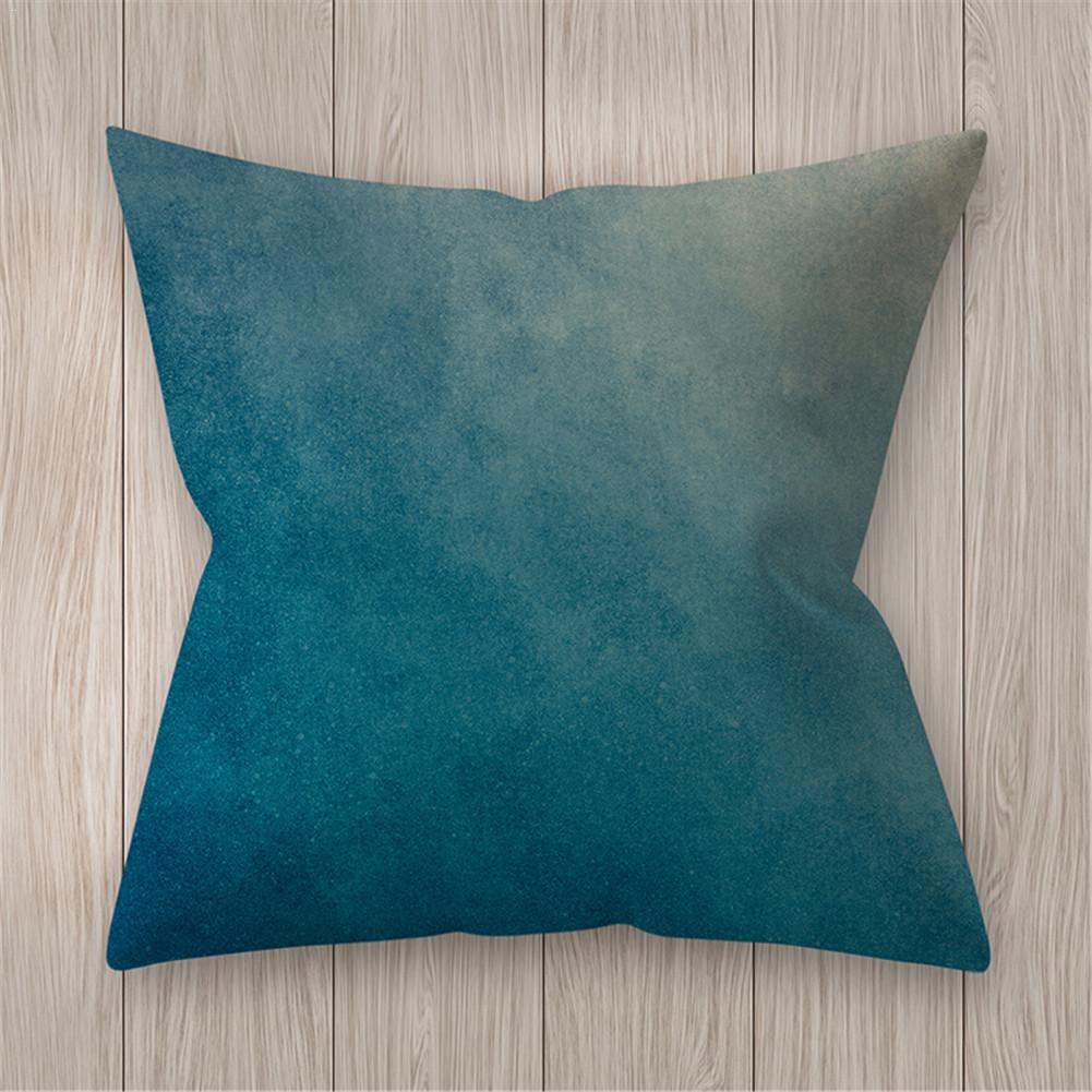 Geometrische Kussensloop 45X45 Teal Blue Kussenhoezen Decoratieve Sierkussen Covers Kussenslopen Voor Sofa Couch Woonkamer # Bw