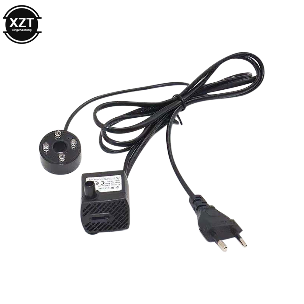 Mini AC 220 V 3 W Tauch Wasserpumpe Aquarium Brunnen Luft Aquarium Teich Wasserpumpe EU Stecker 220 v Wasser Pumpen: 220V