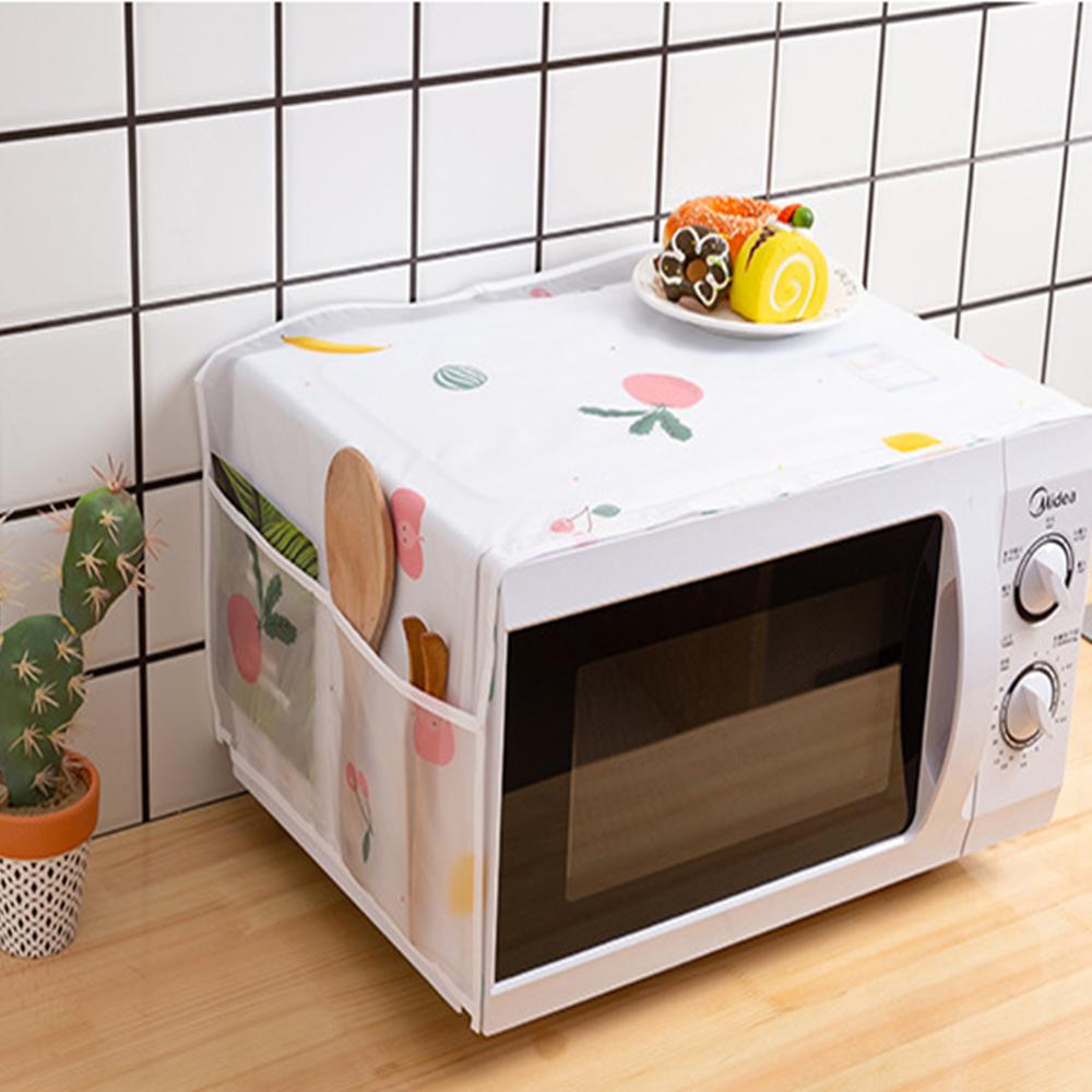 Waterproof and Oilproof Oven Cover Storage Bag Kitchen Accessories Dust Cover Microwave Cover Home Clean Accessories Home Decor