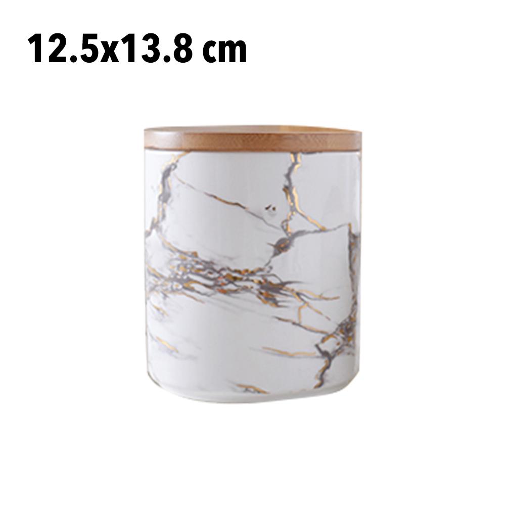 Tarro de café en grano, botella de almacenamiento sellada, tarro de cerámica, tarros de caramelo, caja de té, contenedor de granos de comida, organización de especias de cocina, Gadget: M
