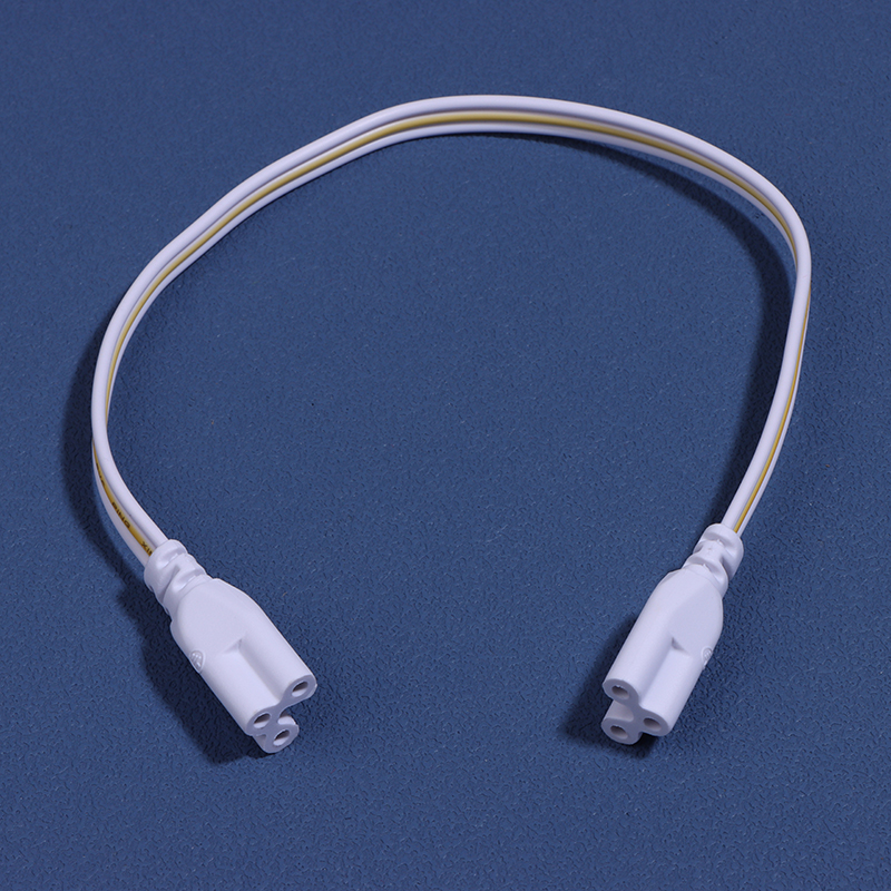 Câble de connecteur de tube LED flexible à double extrémité, 3 broches, T4 T5 T8, rallonge pour ampoule à tube LED intégré, 5 pièces