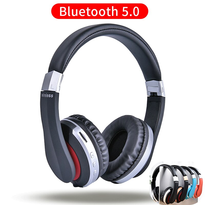 MH7 Draadloze Hoofdtelefoon Bluetooth Headset Opvouwbare Stereo Gaming Koptelefoon Met Microfoon Ondersteuning Tf-kaart Voor Ipad