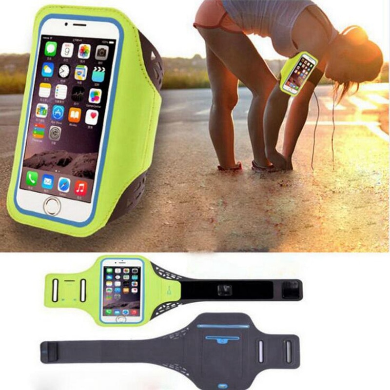 Vandtæt universel messing løbende gym sport armbånd sag mobiltelefon armbånd taskeholder til iphone smartphone på hånden
