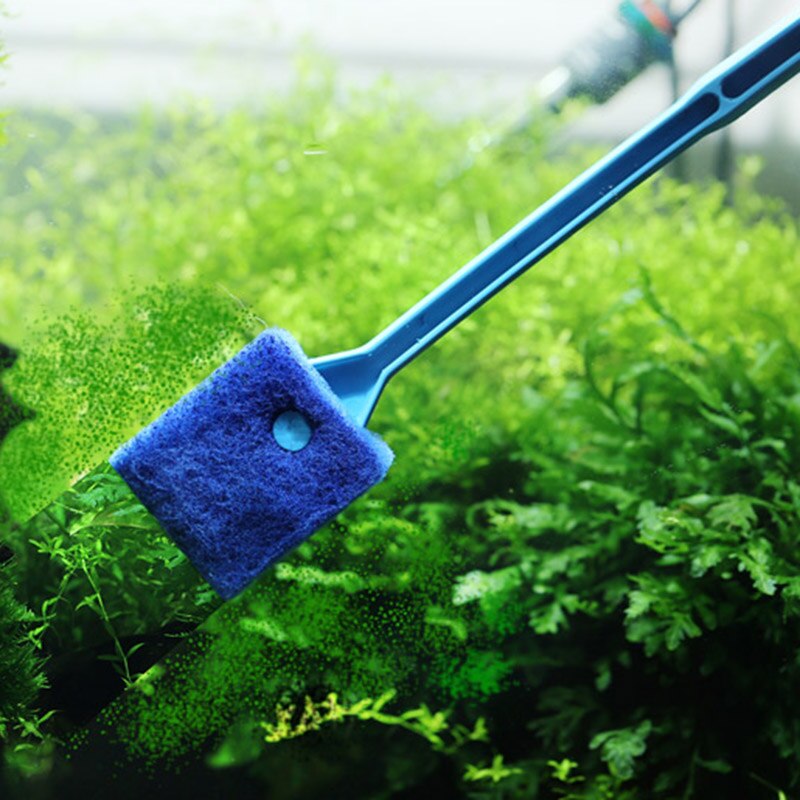 Aquarium Cleaning Brush Tool Remove Algae Glass Fish Tank Scraper Sponge Cleaner HY99