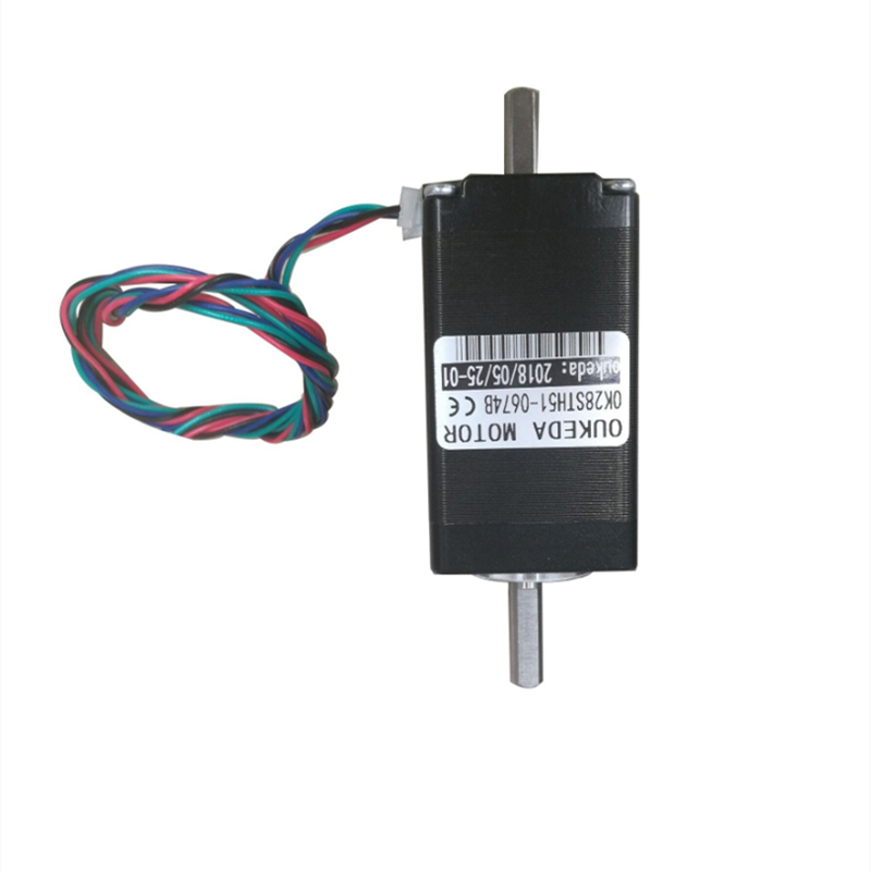NEMA 11 Dual shaft Stepper Motor 1.8 Degree 2 Phase 32mm 0.67A 120mN.m hybrid 28 Stepper Motor NEMA11