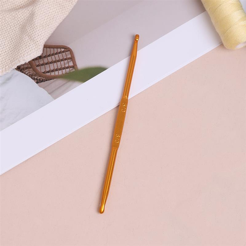 Ganchos de ganchillo de doble cabeza, gancho de ganchillo para costura, hilo DIY, ropa, agujas de tejer, herramientas, ganchos, accesorios de costura: Lavanda