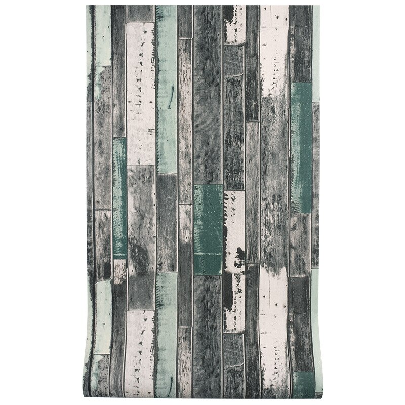 Antique and nostalgic wood grain wallpaper Bar Cafe Restaurant industrial style hairdressing clothing shop wallpaper: Default Title