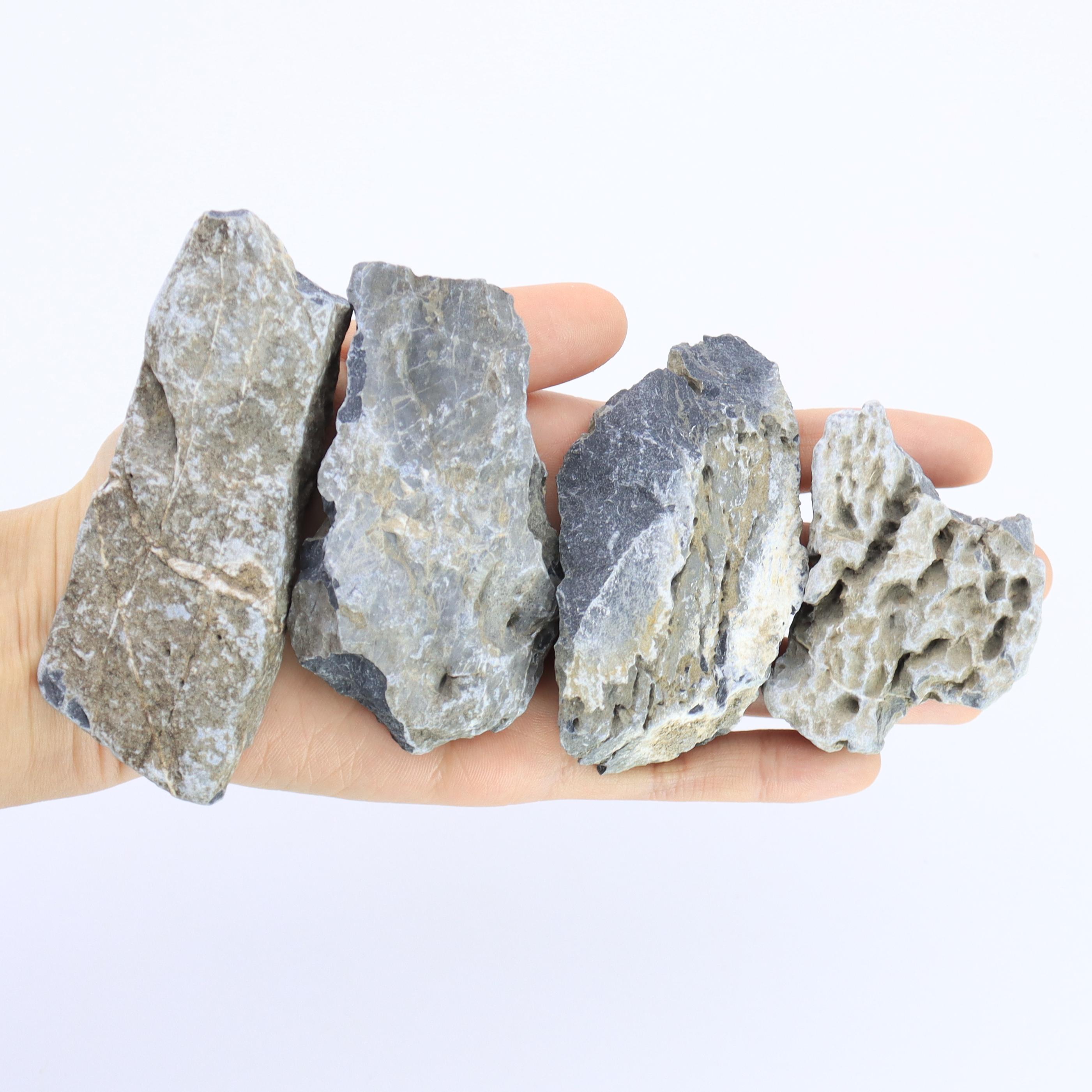 1lb/350g naturlig kalkstein, akvarielandskapsdekorasjonsstein, porøs kalsiumkarbonatstein, akvariefyll, potteplante