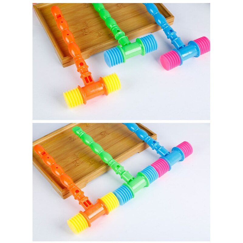 Educatief Beukende Speelgoed Hamer Voor Baby Zacht Plastic Met Pieper &amp; Fluitje