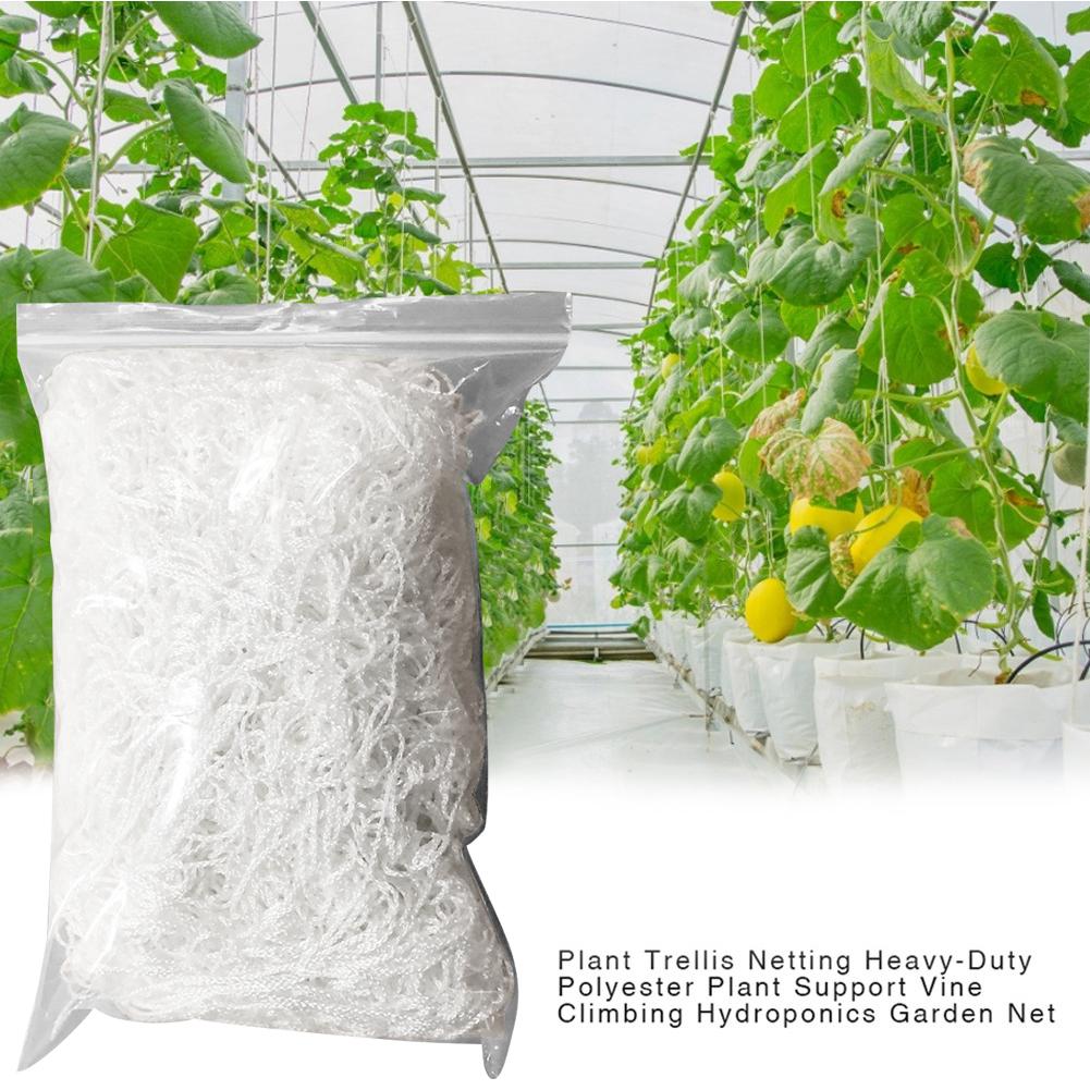 1.7 x 20m planter espalier netting plante hagearbeid vevd polyester fast nylon hagenett til bønner erter agurker tomater