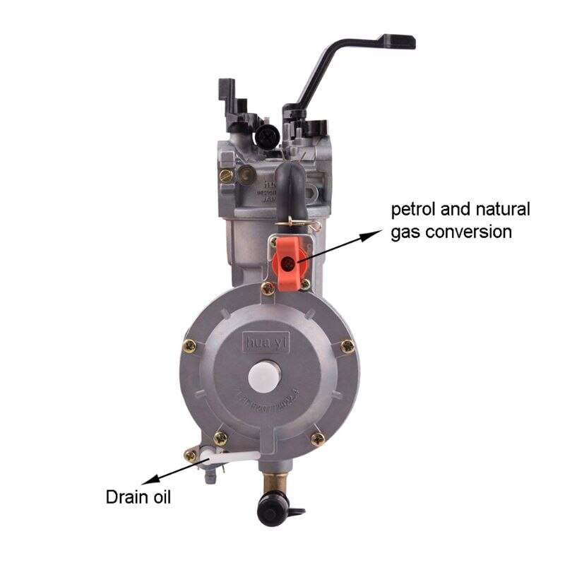 GPL 168 Carburateur double essence GPL NG kit de conversion pour 2KW 3KW 168F 170F Directe