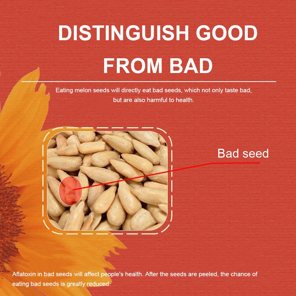 Sgusciatrice automatica per semi macchina per semi di melone artefatto elettrico per pelapatate strumento per sbucciare la cucina dell'uomo pigro