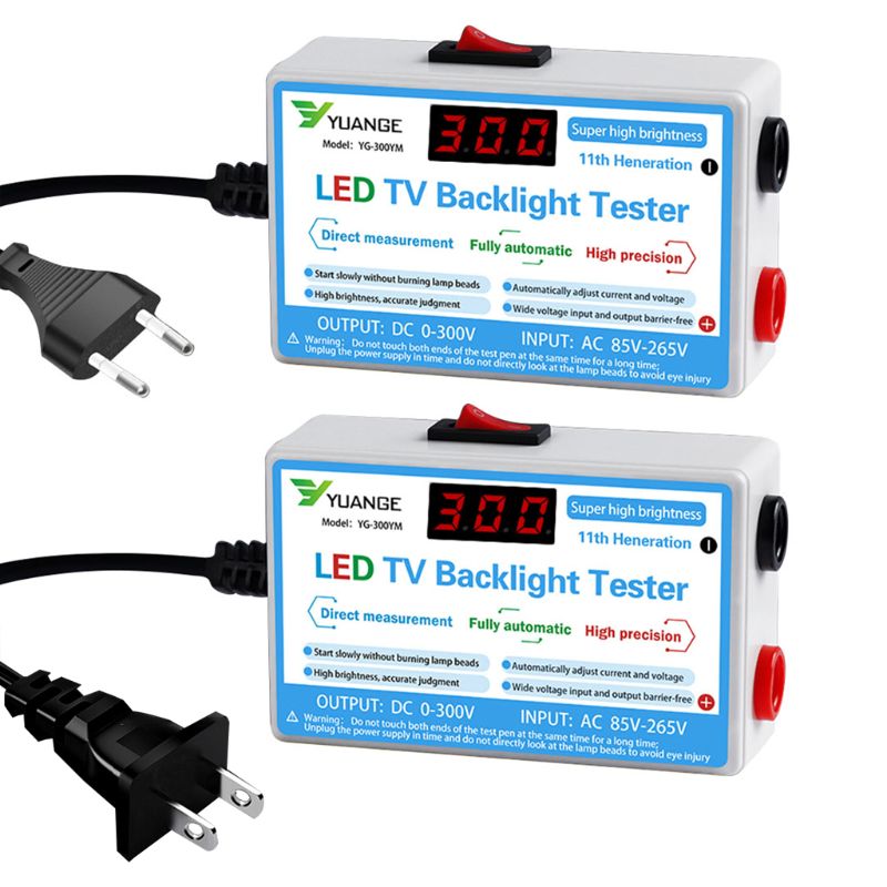 ah PORTATO A casa TV Retroilluminazione tester 0-300V Branello Della Lampada di Uscita Schermo Digitale A CRISTALLI LIQUIDI Strisce di Strumento di Prova