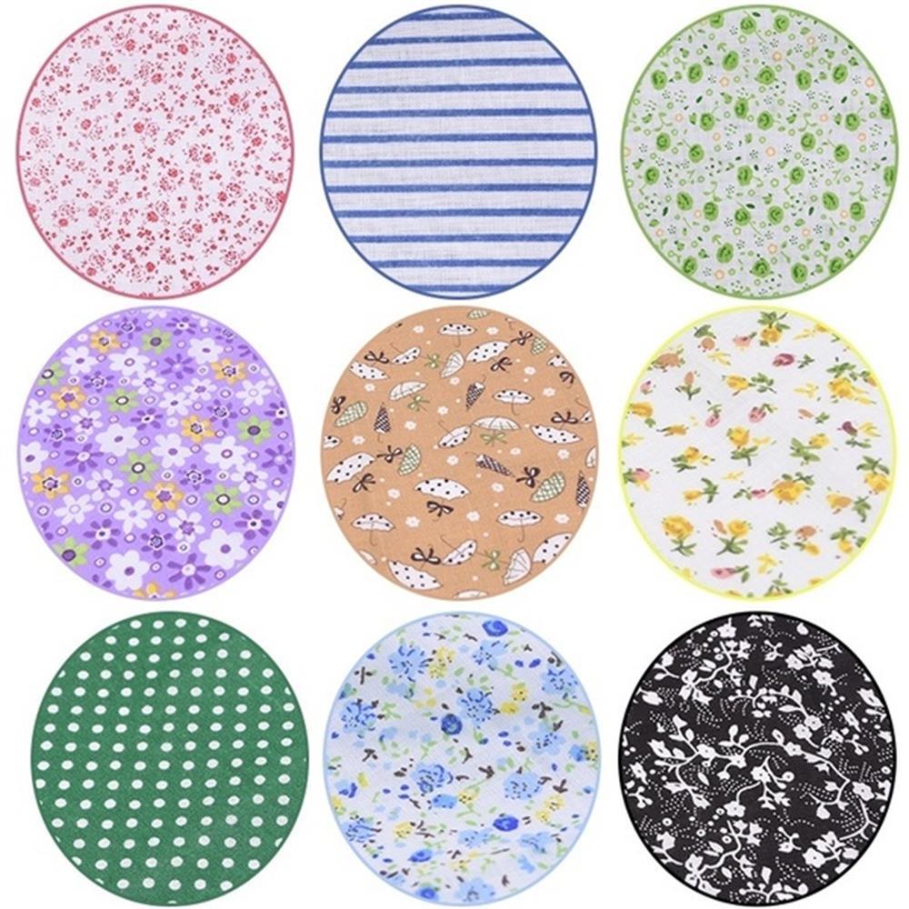 7 pièces/ensemble couture Quilting tissus tissu coton couture Patchwork bricolage poupée vêtements broderie 25x25cm pratique