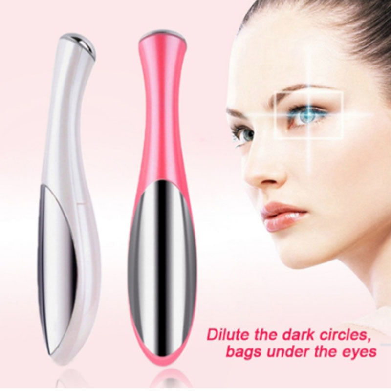 Beauty Tool Elektrische Koude Oog Massager Pen Eye Lippen Gezichtshuid Rimpel Massager Oog En Lip Massage Pen