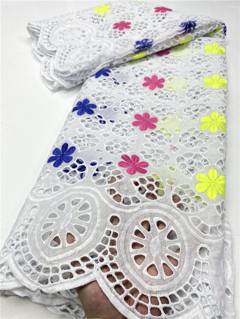 African Lace Fabric Lace Swiss Voile Lace Nigerian Dry Lace Fabrics With Stones For Wedding Sewing YA3649B-1: Picture 8