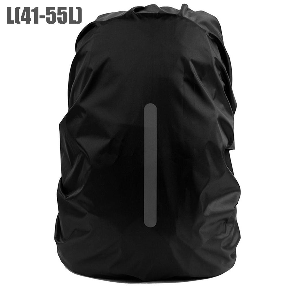Mochila impermeable con tapa reflectora y partes de camuflaje, ligera y negra, para viajes al aire libre, equipaje, Camping y senderismo: Grey