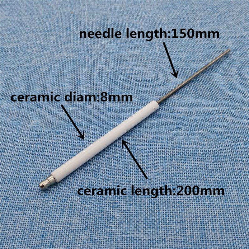 Oil Boiler Burner Ignition Needle Pulse Stove Ceramic Ignition Needle Diesel Methanol Burner Electrode: Light green