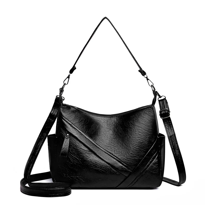 Dames Handtassen, Mode Dames Crossbody Tassen Retro Grote Capaciteit Schoudertassen Dames Messenger Bag: Clear