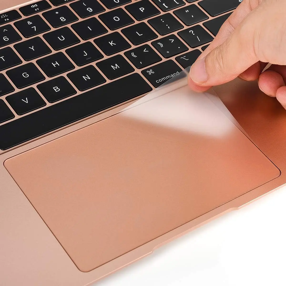 [2 STUKS] Trackpad Protector voor MacBook Air & Pro 13 14 15.3 16 12 Inch M1 M2 M3 Chip Touch Pad Cover Anti-Kras Geen lijm links
