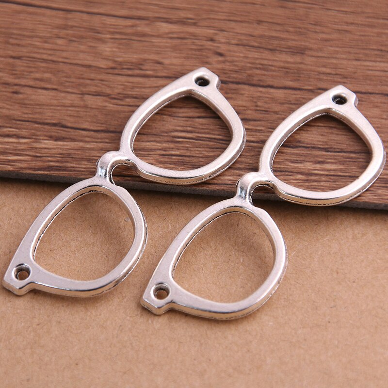 Conector tibetano de duas cores, 8 peças, 19*55mm, pingentes para fazer jóias, artesanato faça você mesmo