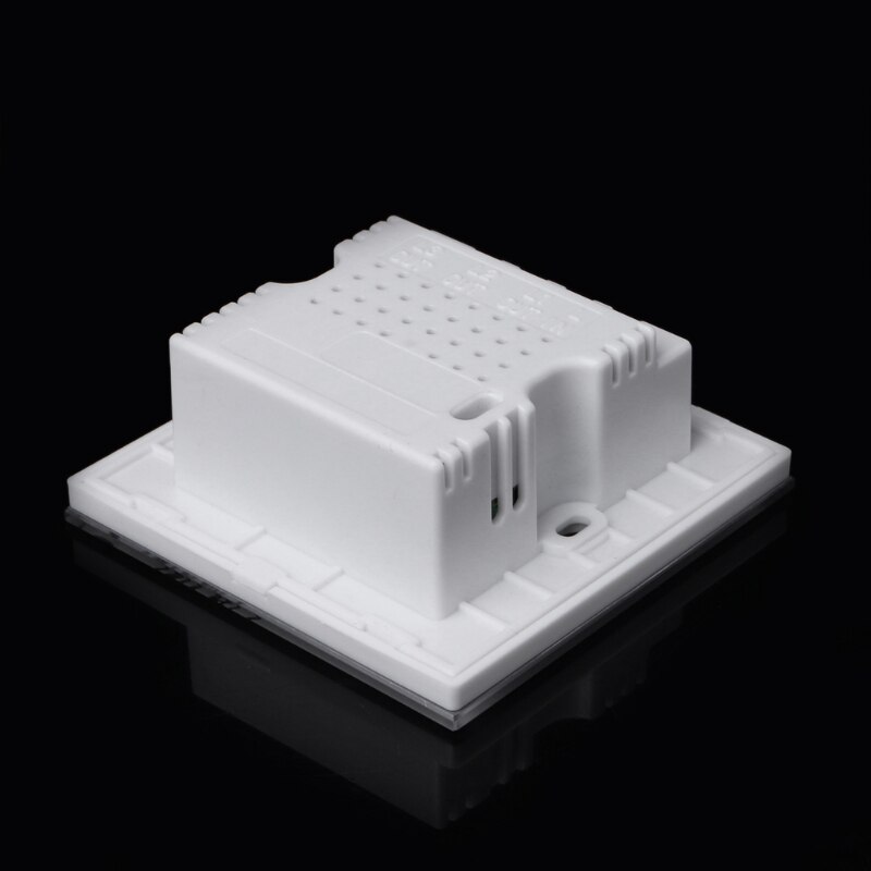 Wall Switch ON OFF Control Smart Touch Switch 2 Way AC 110V-250V Crystal Glass Panel 86 Type Light Switch