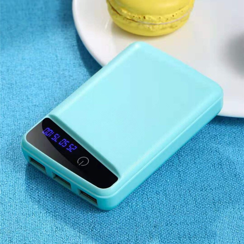 3 Pcs 18650 Battery Charger Cover Power Bank Case DIY Box 3 USB Ports