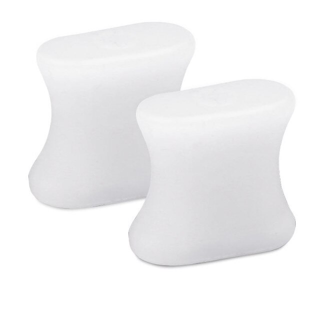 Gel de silicona para dedo pequeño del pie, Corrector de ampollas, Protector de dedo, juanete, protección de dedos, funda de Gel: A