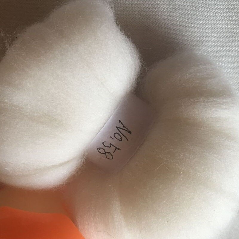 WFPFBEC 70 s Australië GEKAMD 100% WOL fiber merino diy wol voor neddles vilten 50g 100g 200g 300g 500g 1000g NR 58: 100g