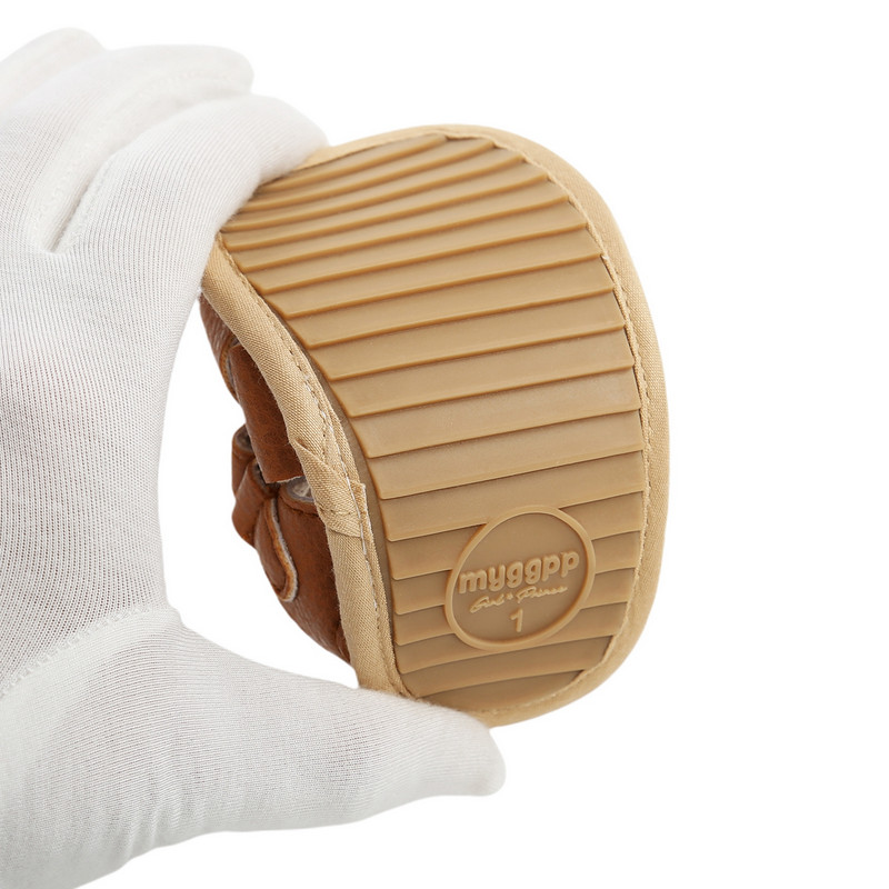 Sandalias de cuero para bebés, niños y niñas, zapatos planos antideslizantes con punta abierta y correa entrecruzada